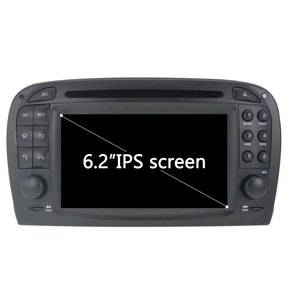 Perfect Aotsr Android 8.0 Car DVD player Headunit For Mercedes Benz SL R230 SL500 2001-2007 multimedia Navigation radio GPS 2 di 2