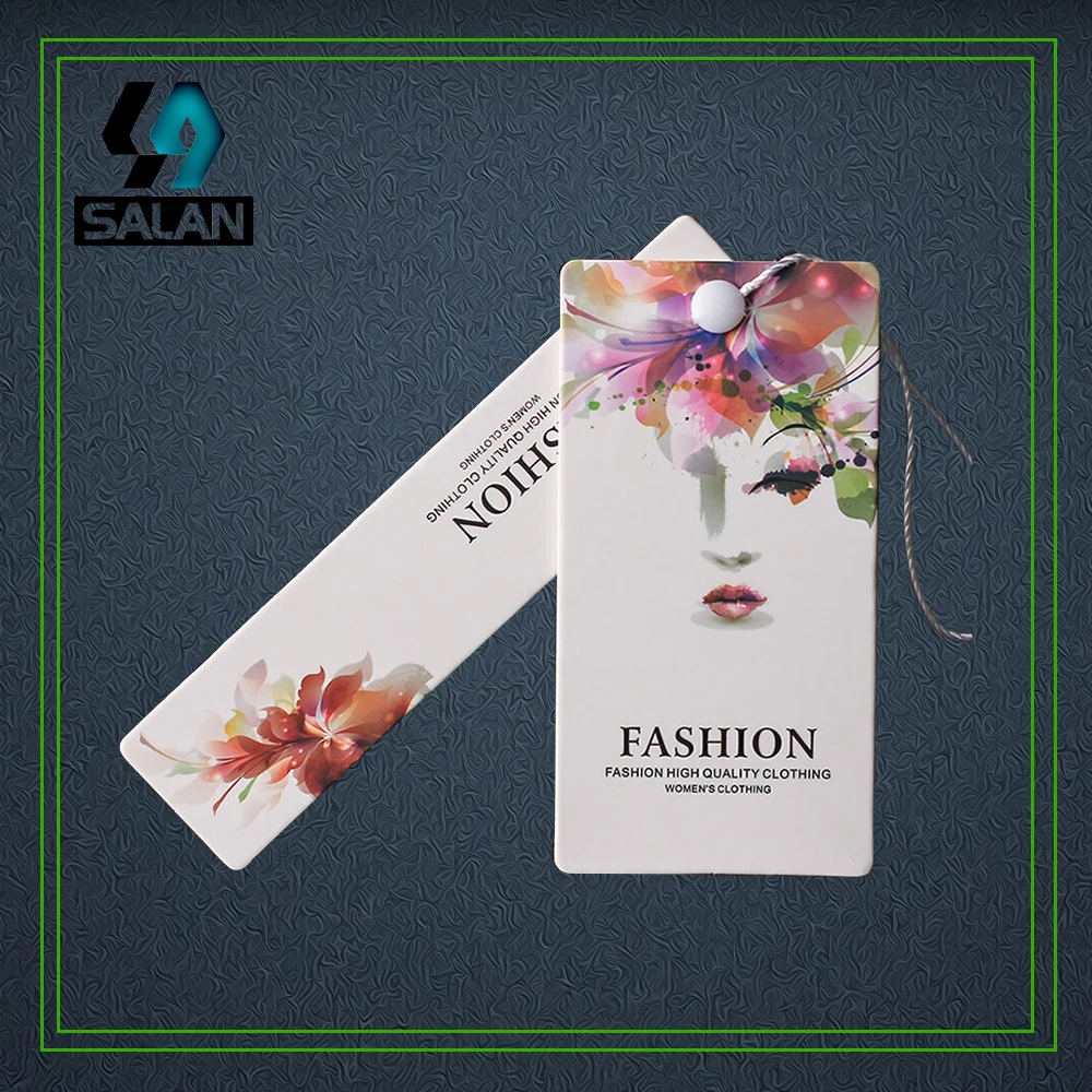 

Custom sets paper printed clothing Hang tags for customize apparel product swing cardboard Garment Label price tags for clothing