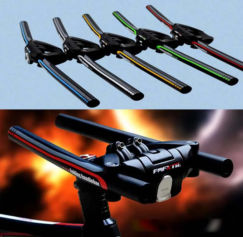 

FMF Bike Foldable Handlebar 25.4mm/31.8mm*620mm Aluminum Alloy Bicycle Folding Handlebar MTB Road Fixed Gear