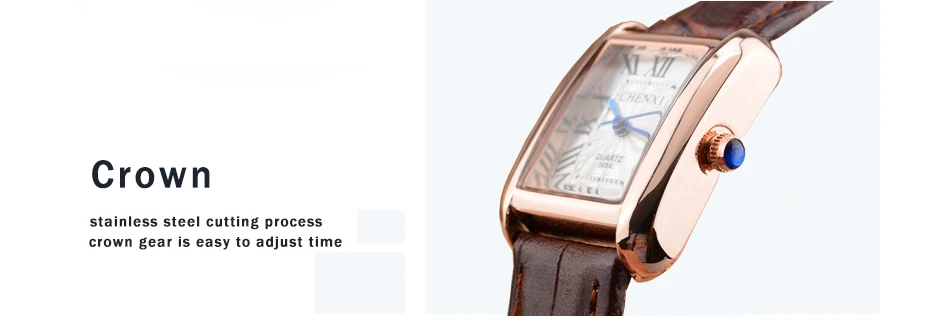 CHENXI часы женские элегантные роскошные модные часы кварцевые часы женские ретро кожаные женские наручные часы Relogio Feminino