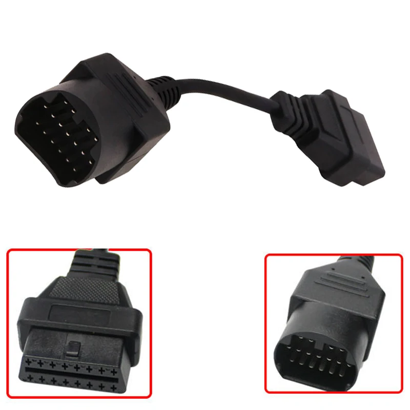 

OBD 2 Cable for Mazda 17 Pin OBD2 OBD II Cable to 16 Pin Connector Adapter Male Cord Diagnostic Tools Adapter Extension Cable