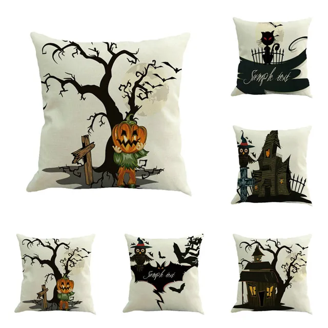 Hy Bat Cat Pillowcases Linen Decorative Cushion Covers Hy Bat Cat Pillowcases Linen Decorative Cushion Covers For Car Seat 45x45cm Whole Free Shipping 0h11 3t5
