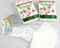 Розничная продажа box 100 шт. Очищение Detox подушечки Kinoki очистить и оживить ваше тело (1 лот = 5 Box = 100 шт. = 50 шт. патчи + 50 шт. клей)