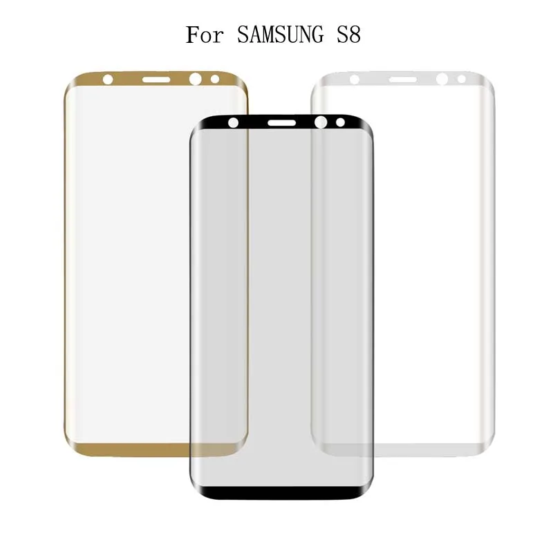 Для samsung galaxy s8/s8 плюс закаленное стекло фильм протектор экрана 3d кривая полное