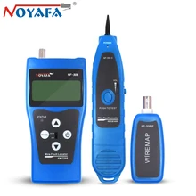 Noyafa NF-308 NF 308 Monitor Network Telephone Cable Tester RJ45 RJ11 LCD BNC USB Toner Wire Tracker Locator Line Finder Tool free shipping noaya nf 822 new coming underground wire locator
