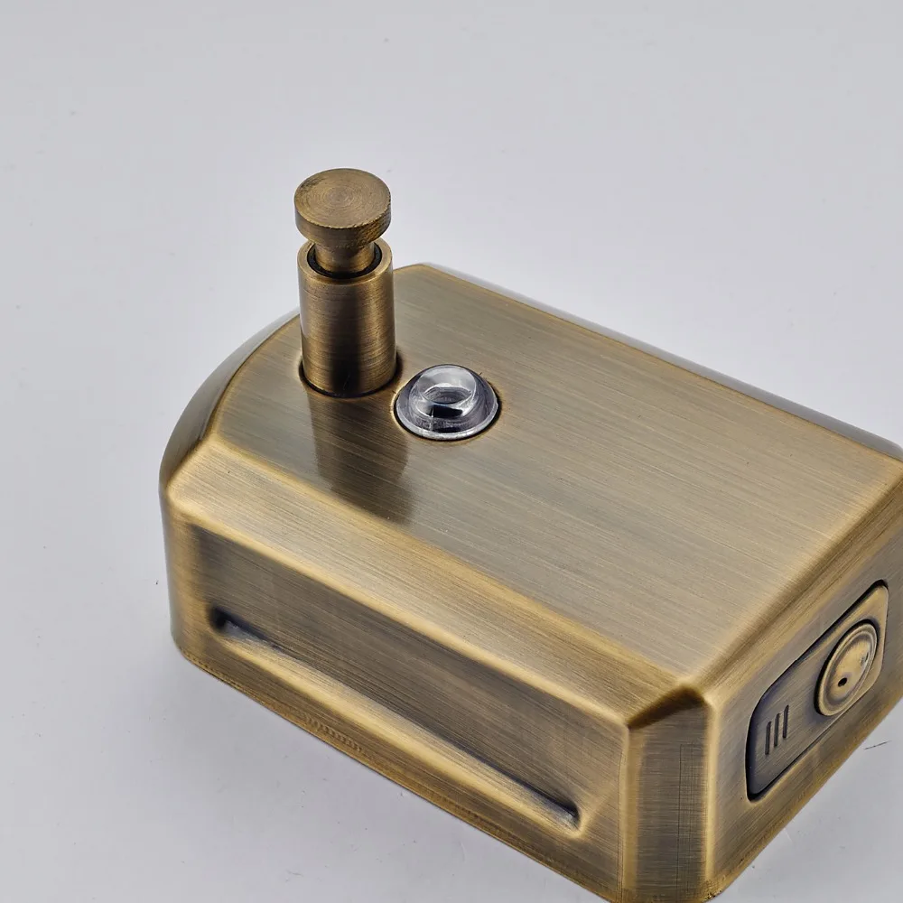 

Wholesale And Retail Free Shipping Wall Mounted Antique Bronze Bathroom Soap Dispenser Liqui Soap Box Holder 800 ML