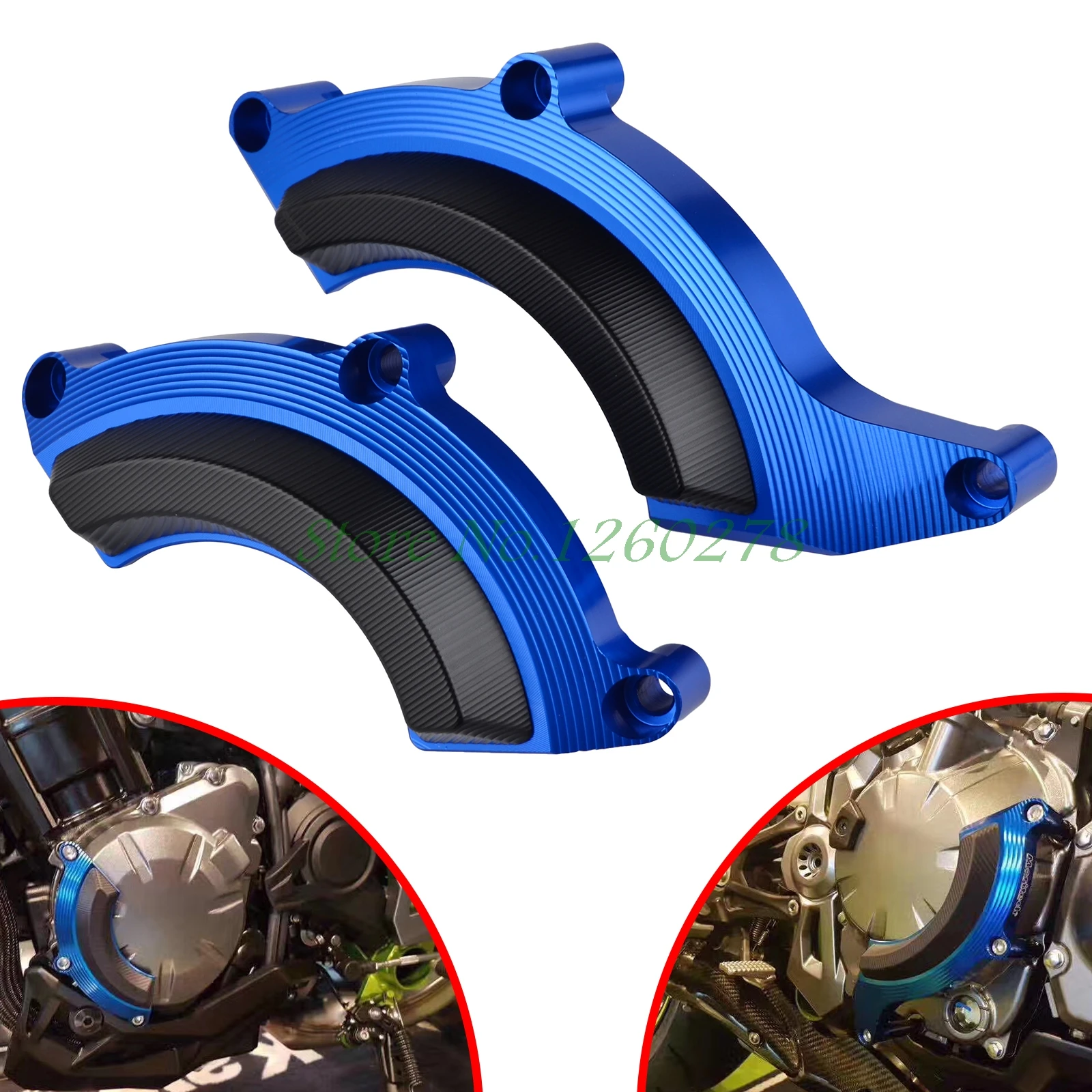 Motorcycle Engine Protector Guard Cover For Kawasaki Z900 2017in