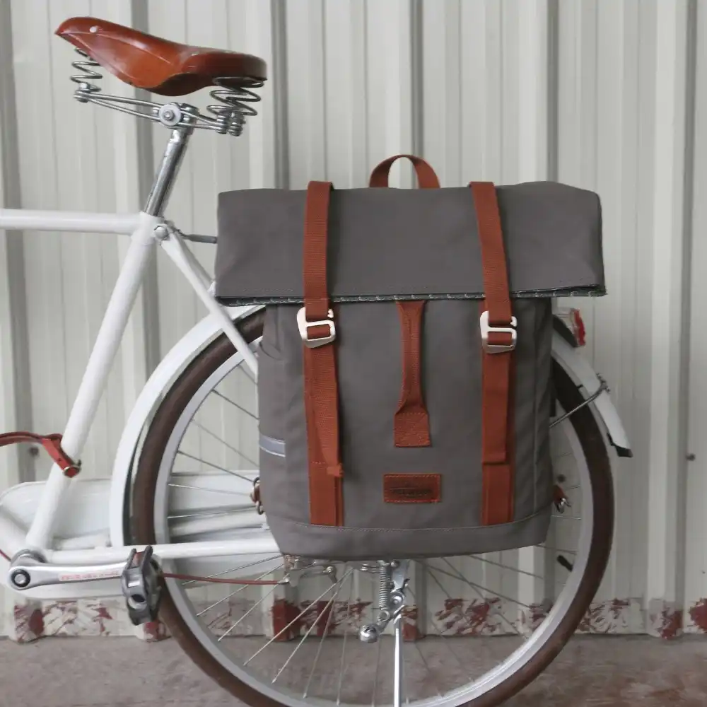 vintage bicycle panniers