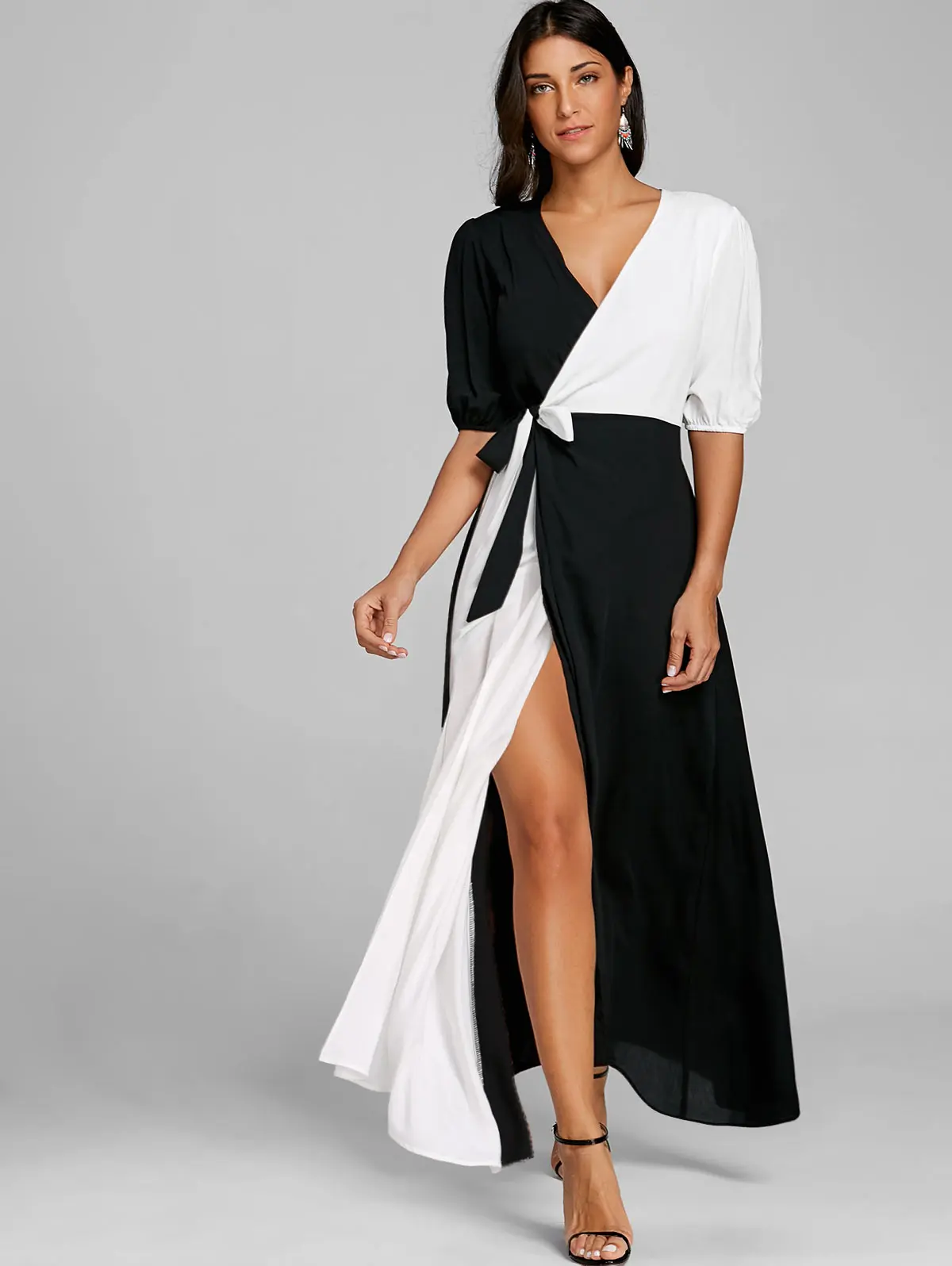 casual slit dress