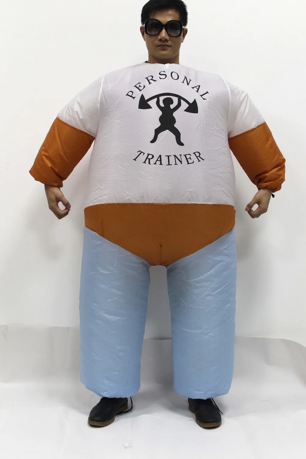 FreeShippingMensWomensHerculesInflatableCostumePersonalTrainer