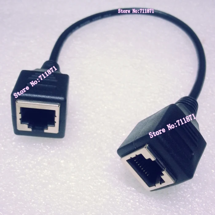 30cm Female Rj45 Extension cord 300mm Female to Female 8P Network Cable