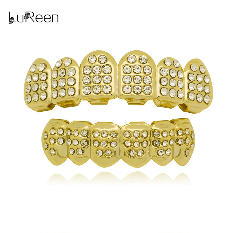 Buy LuReen Fashion Gold Teeth Grills Top