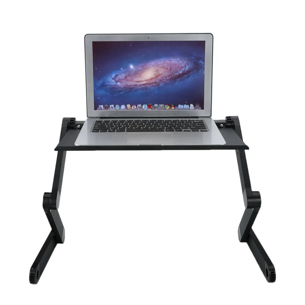 

Portable 360 Degree Adjustable Homdox Computer Desk Foldable Laptop Notebook Lap PC Folding Desk Table Vented Stand Bed Tray