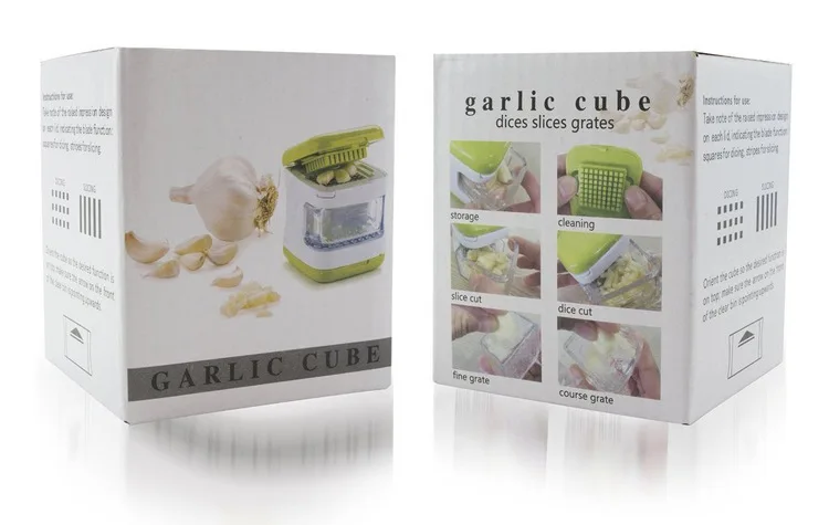Multifunctional Pressure Garlic Mud Blade Garlic Cutter Kitchen Accessories Stainless Steel Plastic Box Garlic Cutting14