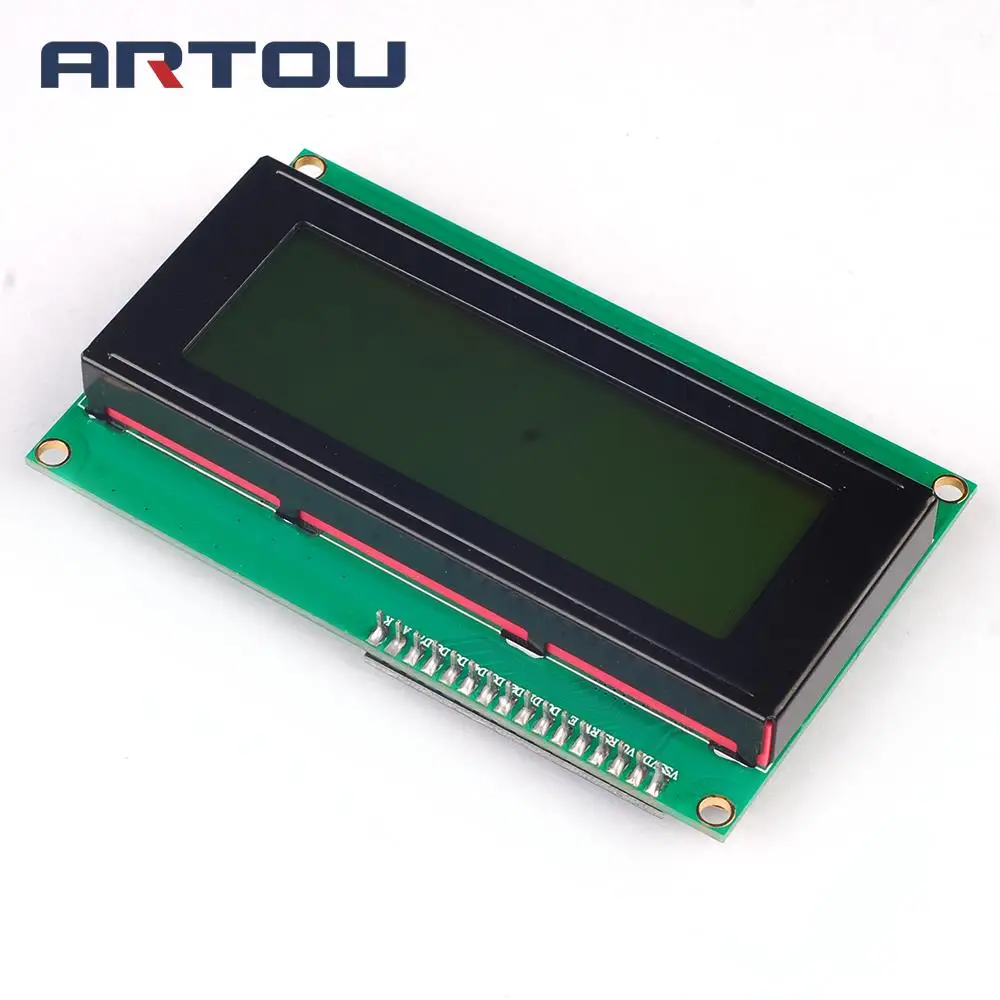 

2PCS LCD Board 2004 20*4 LCD 20X4 5V Yellow and Green screen LCD2004 display LCD module LCD 2004