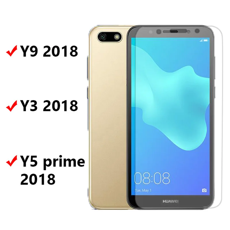 Защитное стекло для huawei y 9 2018 защитное huavei huawey y9 y3 y5 prime tremp закаленное 3 5 y5prime 3y