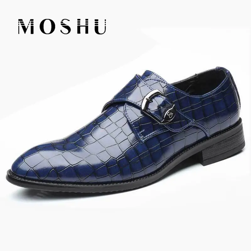 

Men Business Casual Shoes Loafers Pointy Formal Patent Leather Croco Office Dress Shoes Male Breathable Shoes Plus Size 38-47