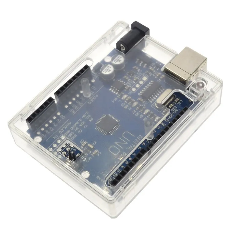 Прозрачный чехол для Arduino UNO R3 MEGA328P(не включает UNO R3