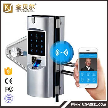 

Top Intelligent fingerprint door lock biometric with good quality Card-key
