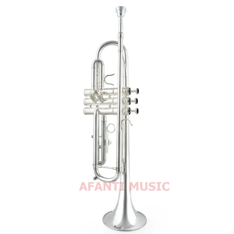

Afanti Music Bb tone / Yellow Brass / Nickel Plated Trumpet (ATP-103)