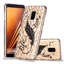 

ZRICKIE 3D Diamond Pattern Phone Case For Samsung A8 2018 TPU Soft TPU Case For Samsung A6 A8 Plus(2018) J5 J7 2017 Coque Fundas