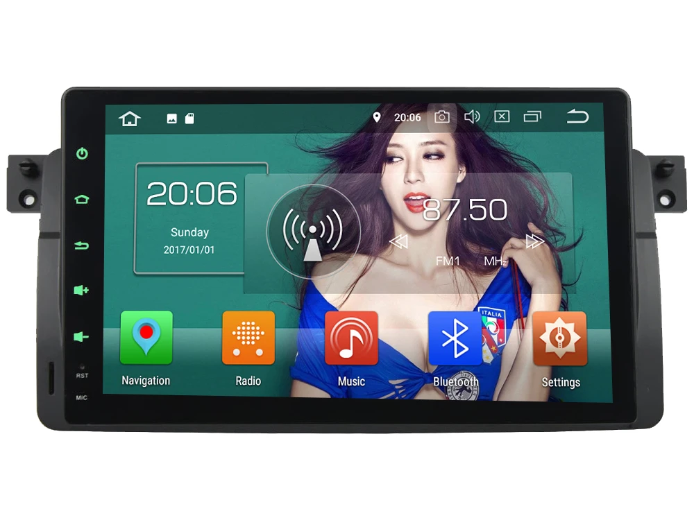 Best KLYDE 9" IPS Octa Core 4G Android 8.0 7.1 4GB RAM 32GB ROM DAB Car DVD Multimedia Player Radio For BMW 3 Series E46 M3 1998-2006 0