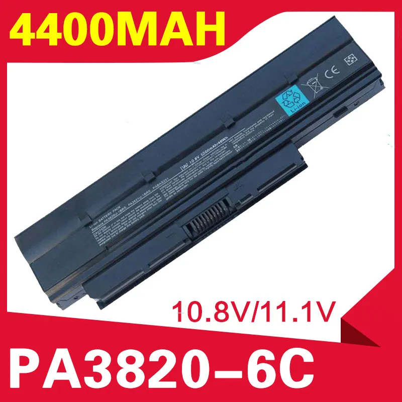

4400mAh Laptop battery for Toshiba mini NB500 NB505 NB525 NB550D PA3820U-1BRS PA3821U-1BRS PABAS231 PABAS232 NB500