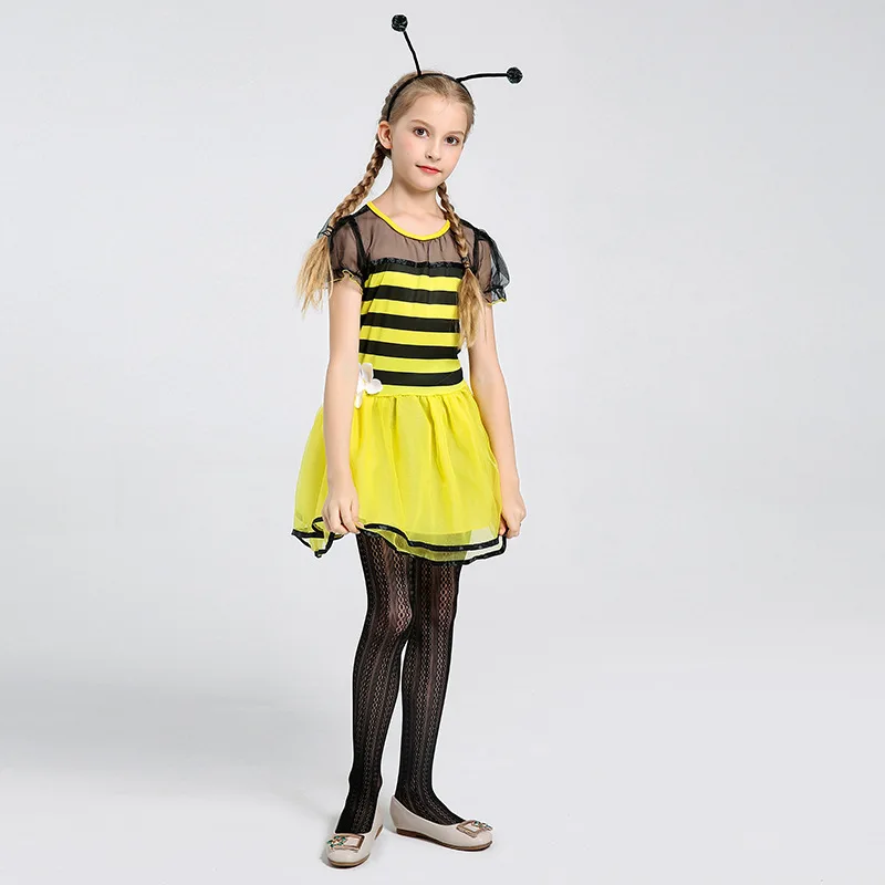 Костюм для Хэллоуина с надписью Sweet Bee Insert девочек|Костюмы девочек| |
