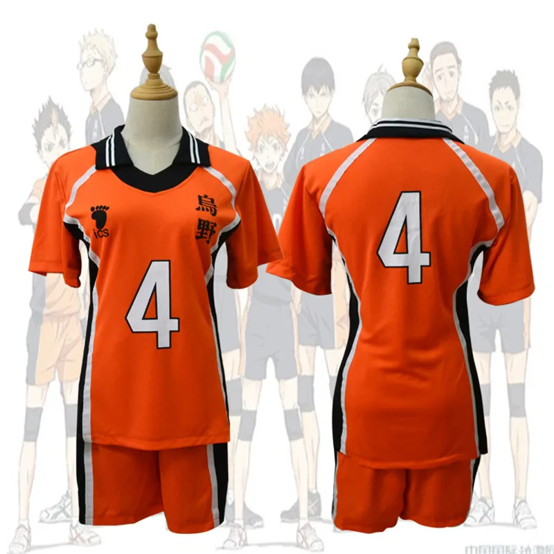 9 видов стилей Haikyu! Haikyuu Cosplay Костюм Karasuno Koukou средней школы волейбольный клуб Хината Shoyo спортивная рубашка майки