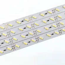 50 шт. жесткий светодиодный стержень не водонепроницаемый 7020 SMD 12 v DC белый/холодный белый