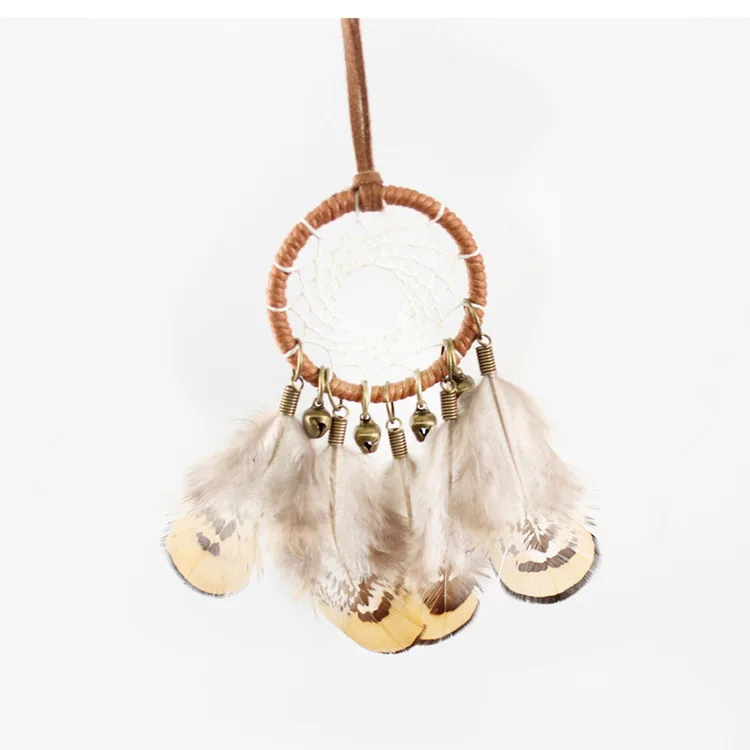 

2018 new Indian style dream net wind-bell household hanging craft gifts dream decoration ornament car hang decoration