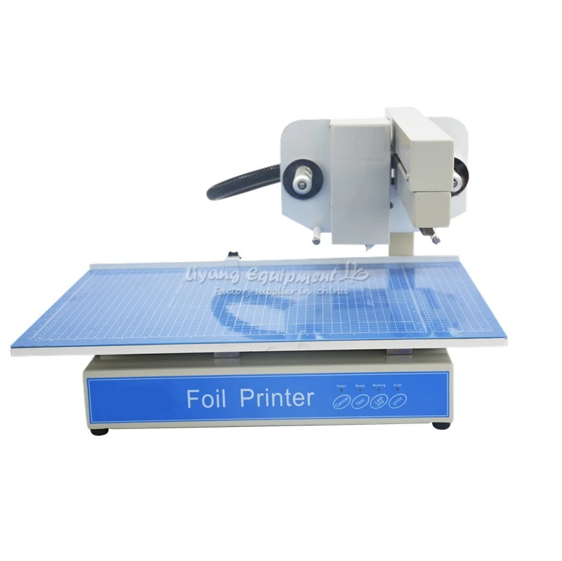  LY 500B foil press machine can design on computer digital hot foil stamping printer machine hot sta