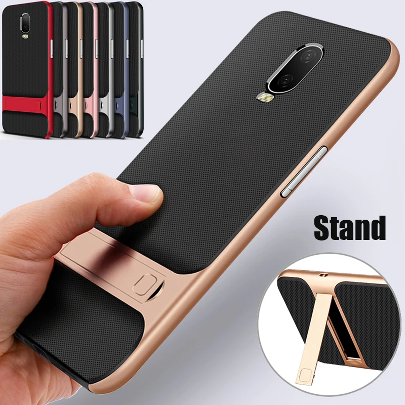 

OnePlus 6T case One Plus 6 cover anti-shock hybrid soft TPU cases + hard bumper cover for Oneplus6 6 T phone fundas capa coque
