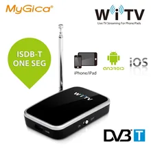 Isdb-t dvb-t geniatech mygica witv assistir tv para ipad iphone/android dispositivos sem fio isdb t um seg wi-fi sintonizador de tv receptor