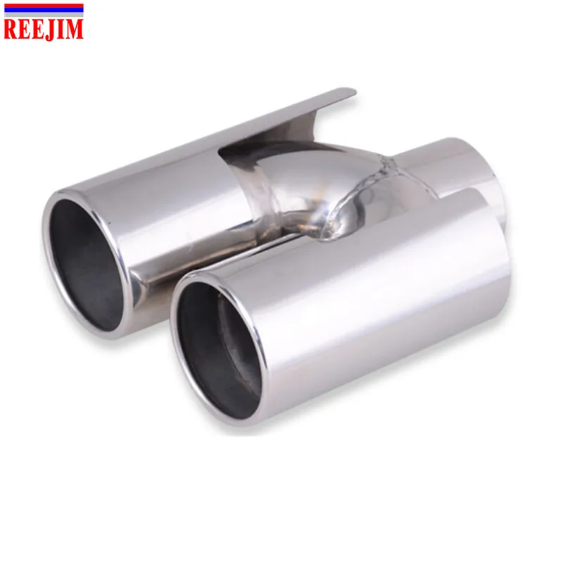 Welding Stainless steel dual Exhaust Muffler Tail Tip Pipe Car Silencer for BMW X1 X3 X4 car-styling | Автомобили и мотоциклы
