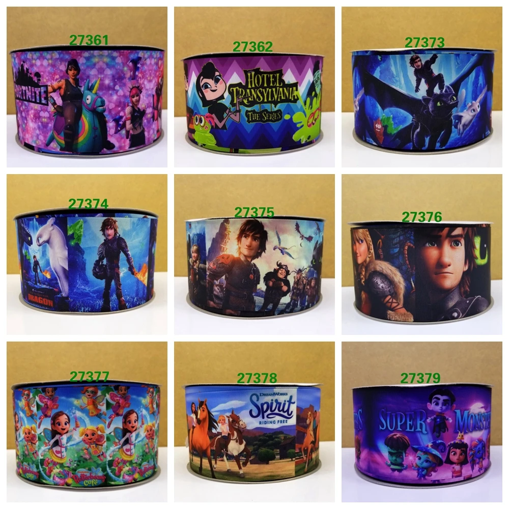 

Free shipping 2019 new arrival ribbons Hair Accessories ribbon 10 yards printed grosgrain ribbons 27374