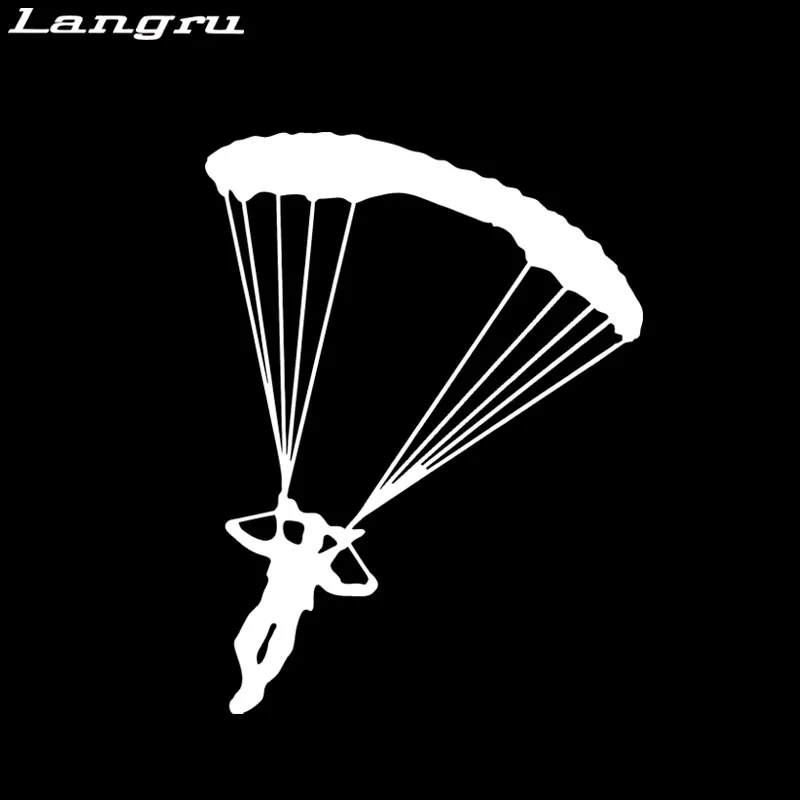 Langru личностные прыжки с парашютом стикер наклейка художественный автомобиль самолет автомобиль Stying автомобильные аксессуары JDM