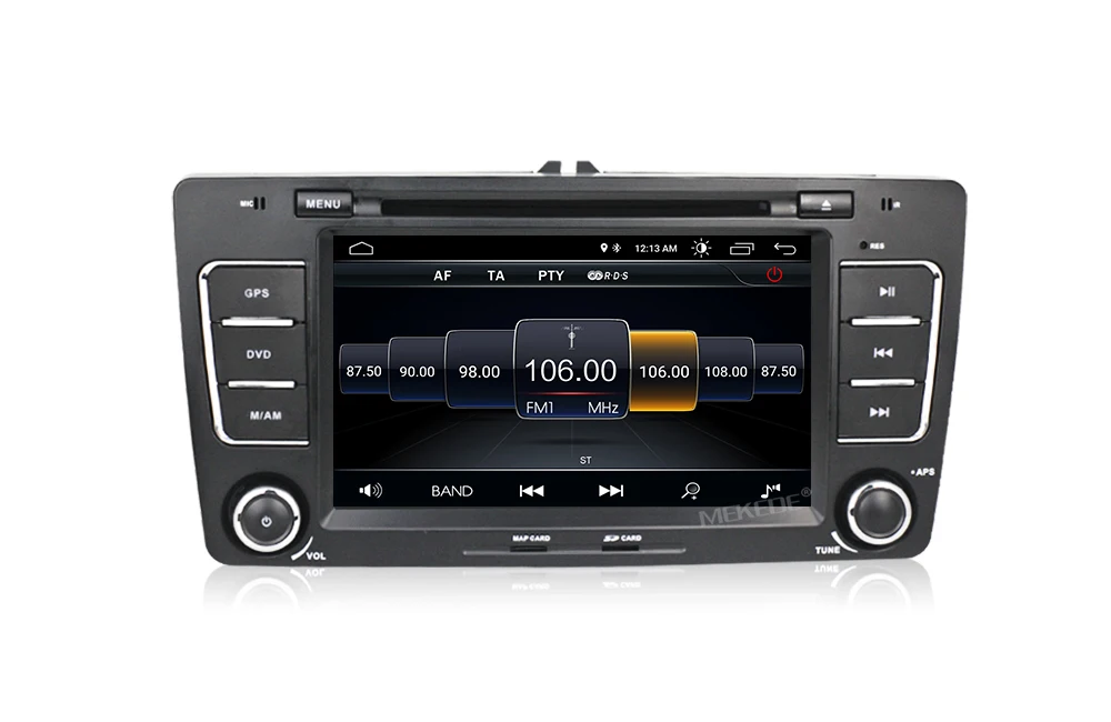 Sale Wholesale! Quad Core HD1024*600 android 8.1 car dvd player for Skoda Octavia 2009 2010 2011 2012 2013 head unit with BT wifi FM 17