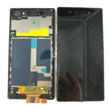 Original LCD Display Touch Screen Digitizer + Frame Bezel For Sony Xperia Z1 L39 C6902 C6903 C6906 C6943 LCD Screen Sensor Parts
