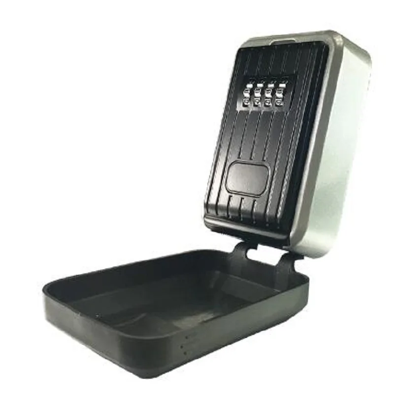 waterpoof zinc alloy 4 Digit Combination Password Keys Box Key Storage Organizer Wall Mounted Home Security Code Lock Key Box
