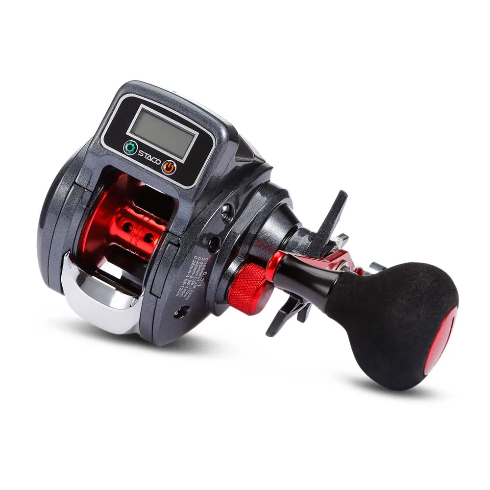 

SHA300 6.3:1 13+1 Ball Bearing Baitcasting Lure Fishing Reel with Digital Display