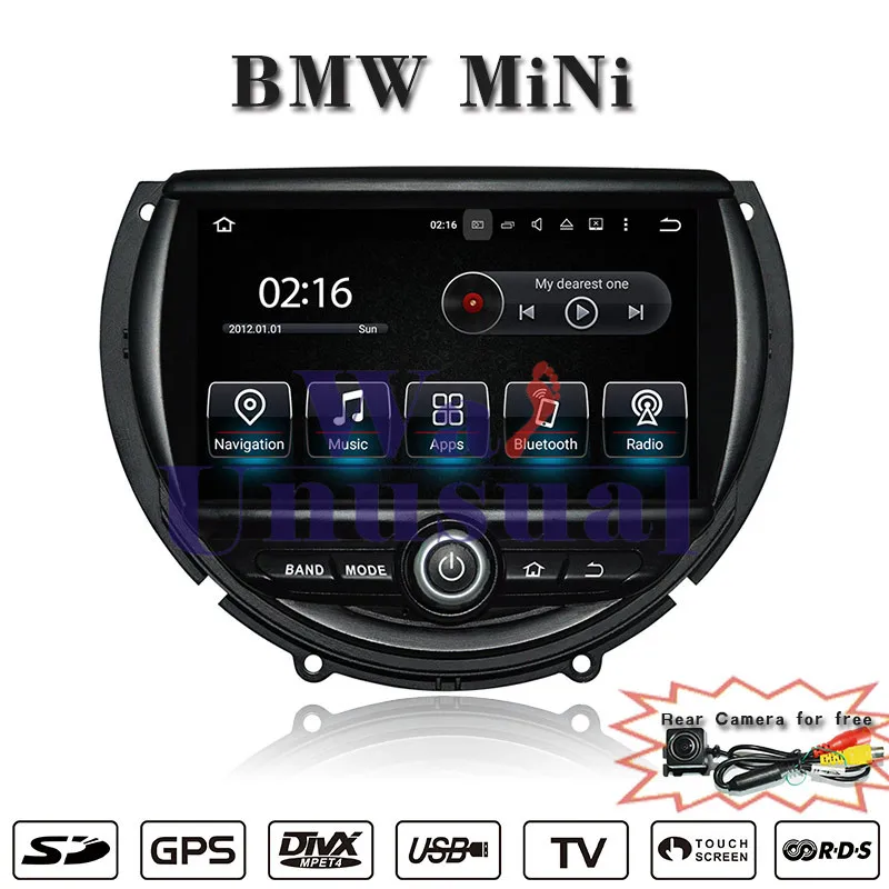 WANUSUAL 7" Quad Core 16G Android 7.1 GPS Navigation for BMW MINI 2014 2015 2016 2017 2018 Radio ...