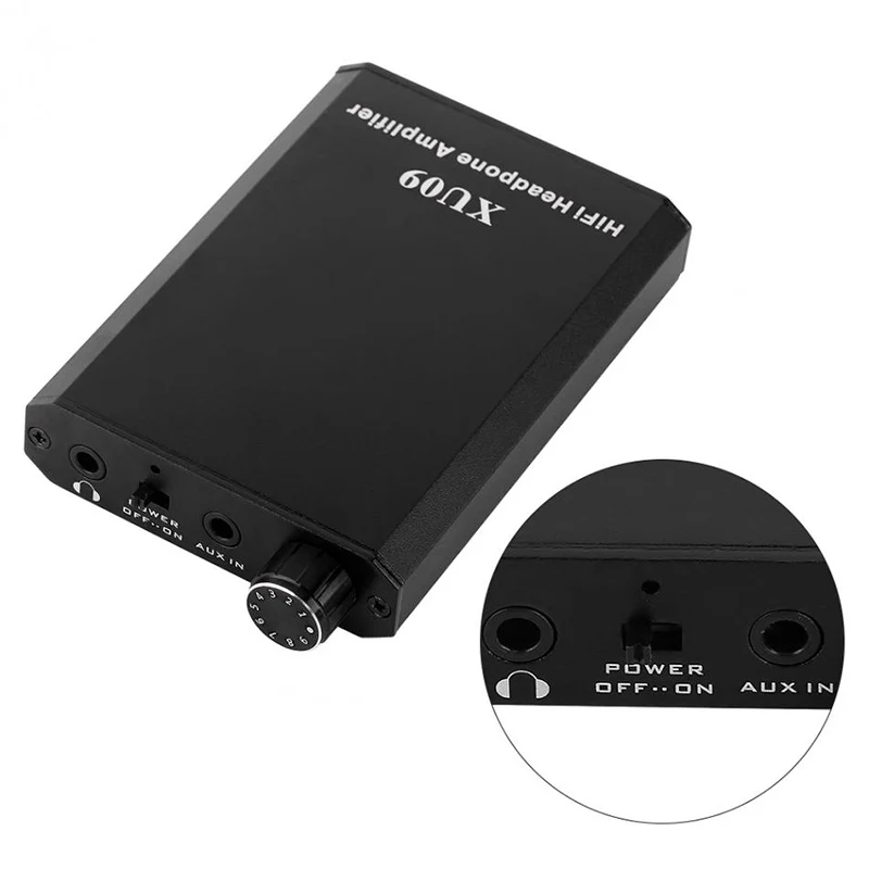 New Portable 3 5mm AUX Interface Stereo Audio Portable Mini HiFi Headphone Amplifier Improve Sound Headphone HiFi AMP