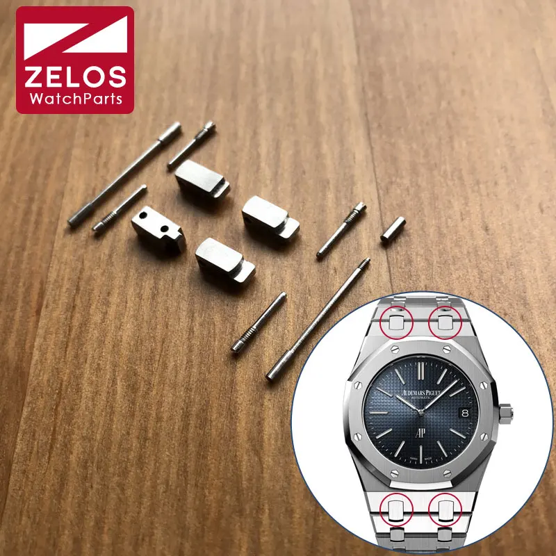 Mudança em Pulseira de Couro Kit de Ligação do Enredo para jf Conversão Audemars Piguet Royal Oak 41mm Ver Band Ligação Assista Case 15400 ap