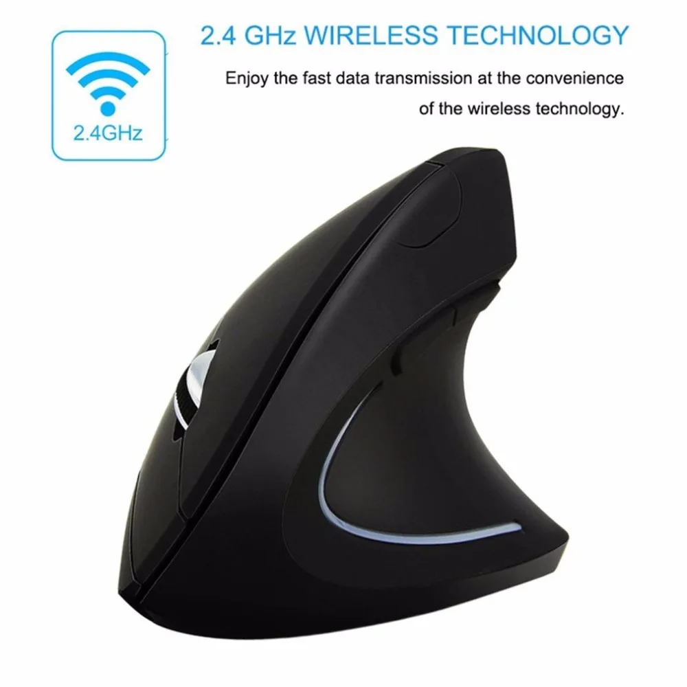 Wireless Ergonomic Vertical Mouse 2.4G 6 Button Mice 1000 DPI Computer USB Optical Mouse for PC Laptop Office Wireless Ergonomic Vertical Mouse 2.4G 6 Button Mice 1000 DPI Computer USB Optical Mouse for PC Laptop Office