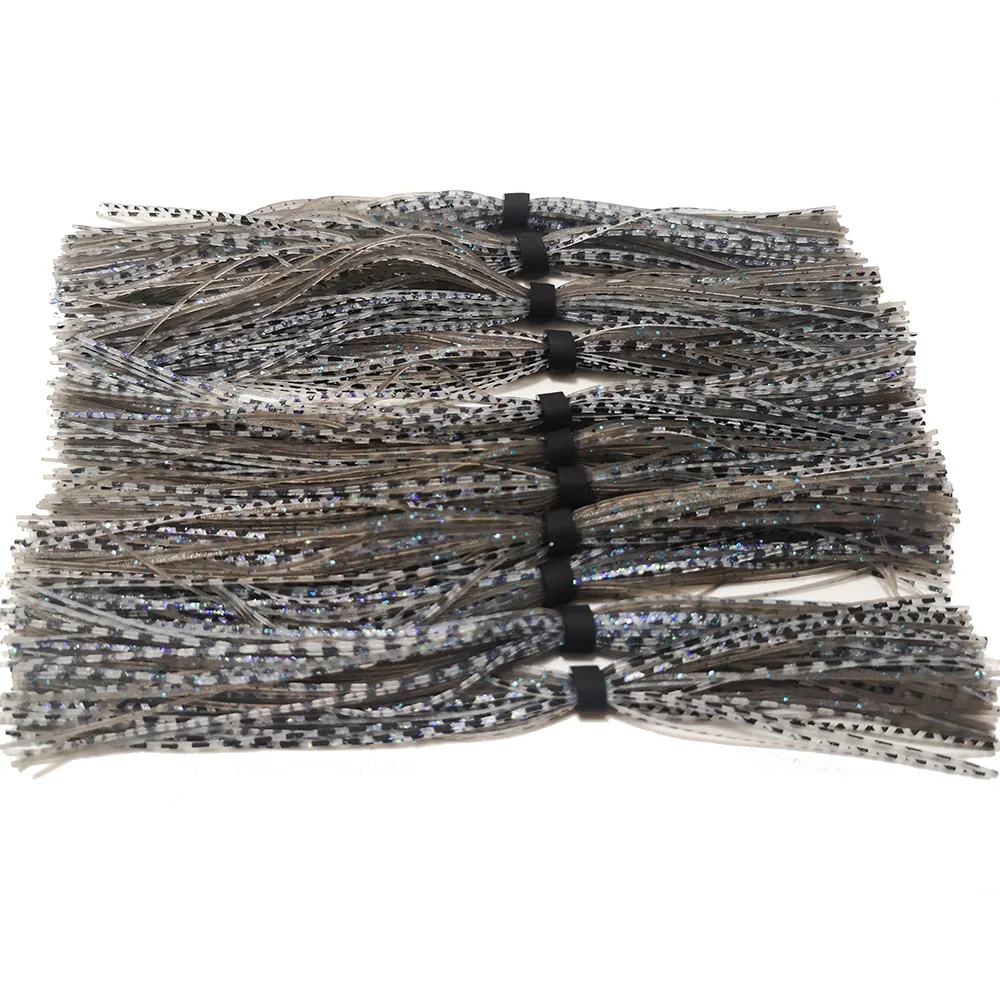 10 пучков 44 прядей SF084 Силиконовые юбки рыболовные аксессуары DIY Buzzbaits Spinner Buzz Bait
