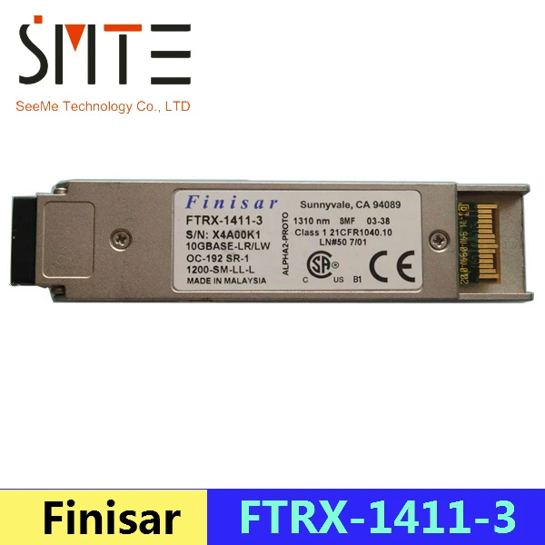 

Finisar FTRX-1411-3 OC-192 SR-1 SMF 1310nm 10G 1200-SM-LL-L X4A00K1 Single-mode Module