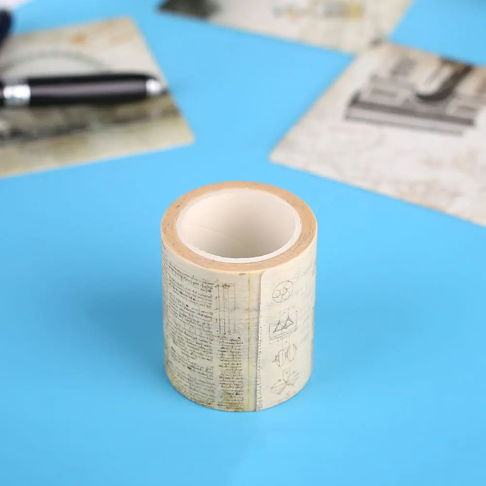 

Washi Paper Adhesive Tapes DIY Painting Decorative Scrapbook Masking Supply 50MM