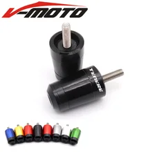 CNC алюминиевые аксессуары для мотоциклов 7/8 ''22 мм рукоятки «Грипсы» крышки бара концевые заглушки для YAMAHA XT660Z Tenere 2008