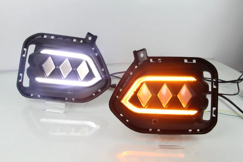 2x белый/желтый/голубого ледяного цвета 12V светодиодный дневные ходовые огни